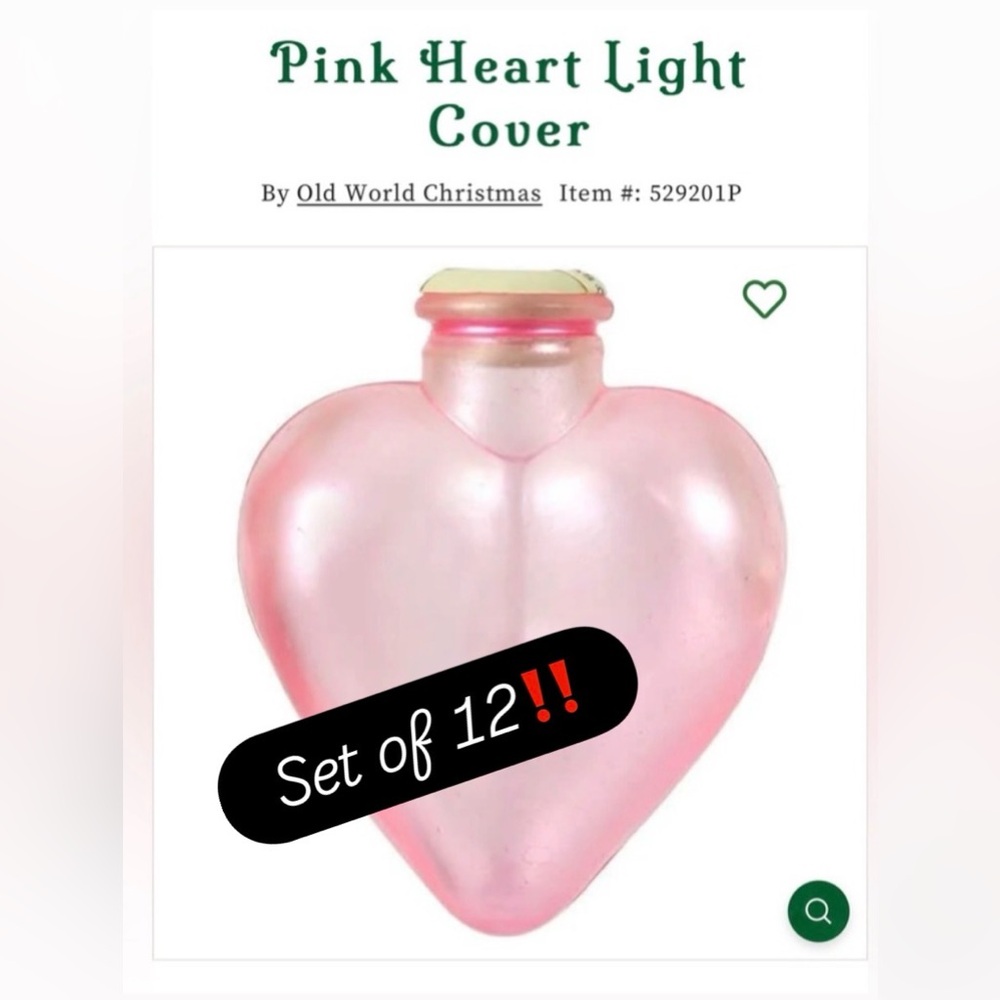 💗𝕊𝔼𝕋 𝕆𝔽 𝕋𝕎𝔼𝕃𝕍𝔼 Old World Christmas Light Covers